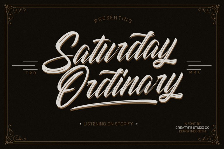 Striped King Vintage Script - Image 6