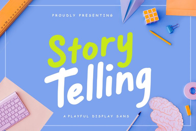 Story Telling Fun Font