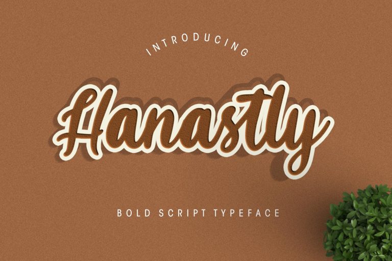 Hanastly Bold Script