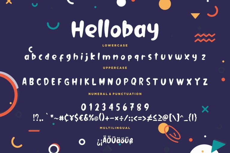 Hellobay Fun Children Typeface - Image 8