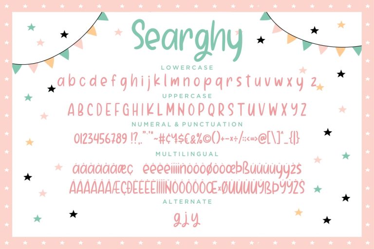Searghy Fun Children Typeface - Image 8