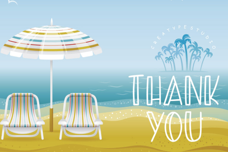 Summer Beach Sunny Display Typeface - Image 9