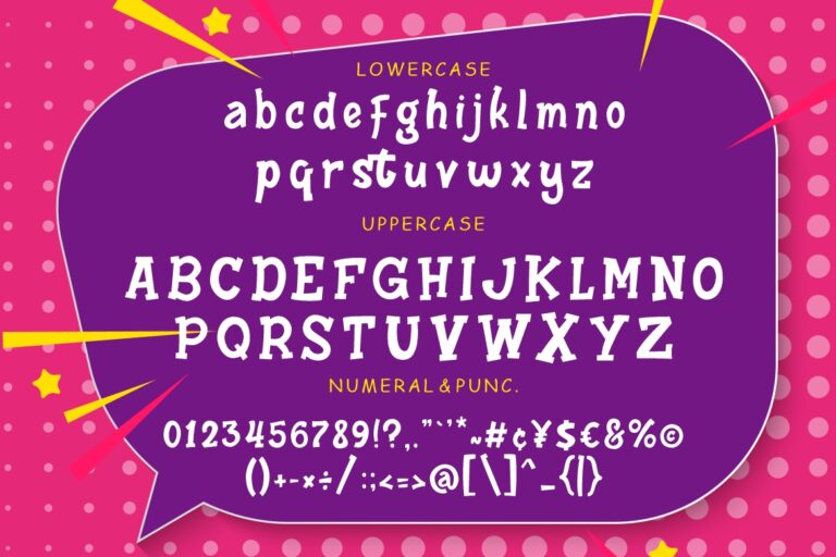 Hattrick Fun Children Typeface - Image 9