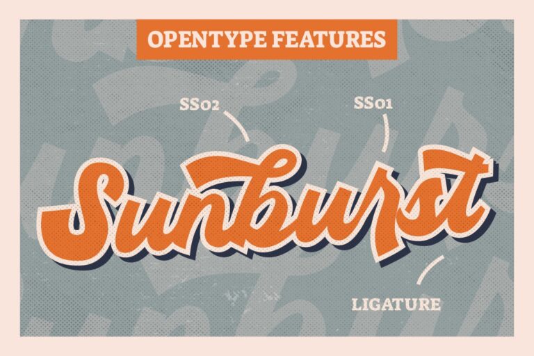 Gading Retro Bold Script - Image 7