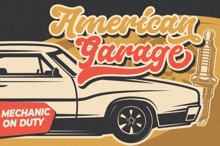 Vinttadge Retro Bold Script - Image 5