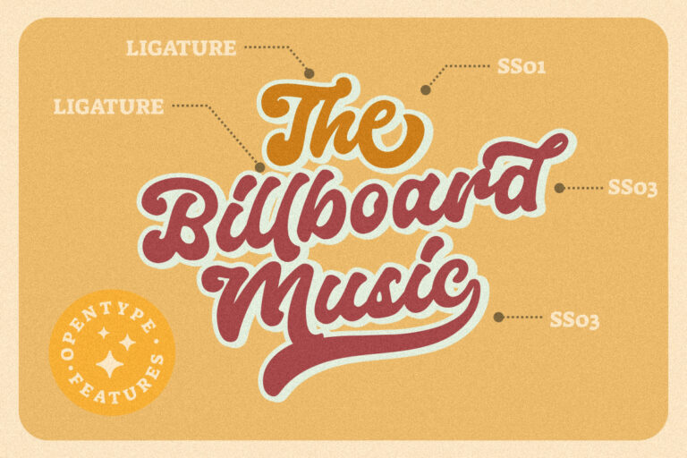 Vinttadge Retro Bold Script - Image 7