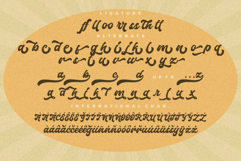 Vinttadge Retro Bold Script - Image 10
