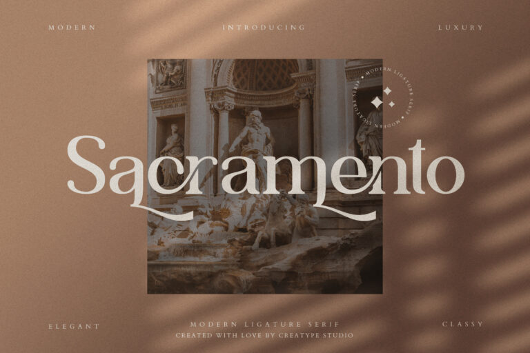 Sacramento Modern Ligature Serif