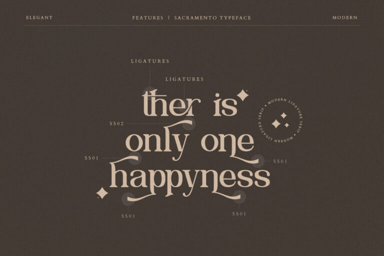 Sacramento Modern Ligature Serif - Image 8