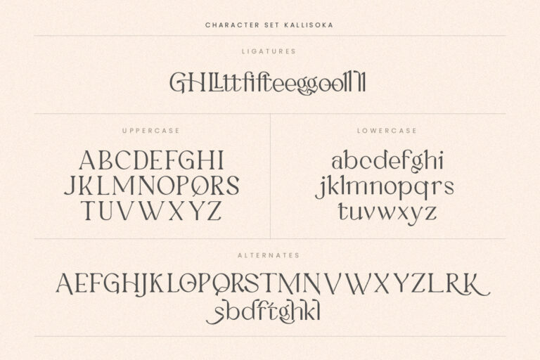 Kallisoka Modern Elegant Serif - Image 9