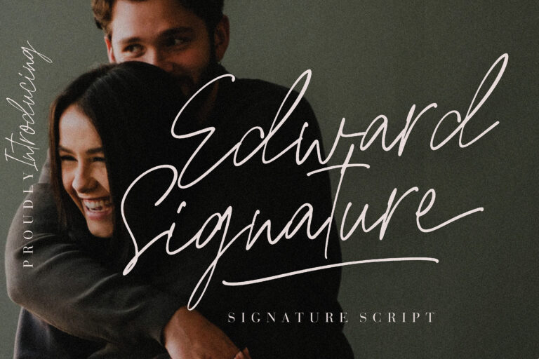 signature font