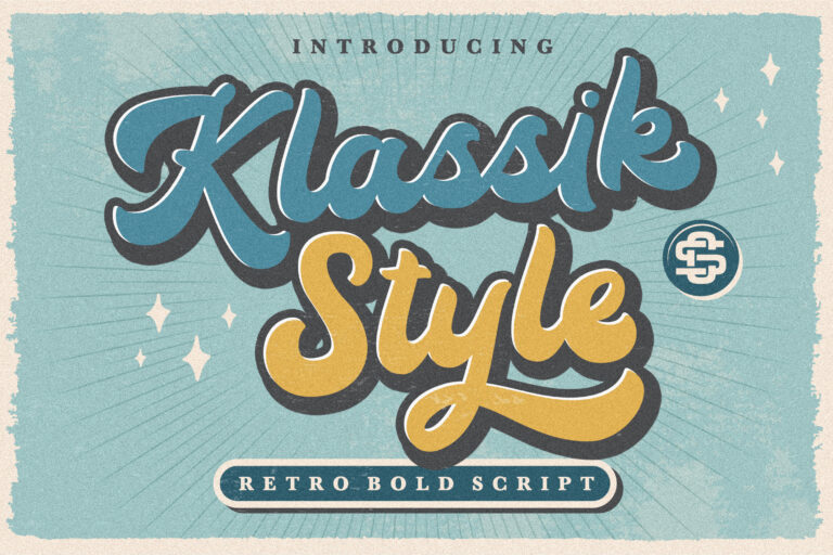 vintage font
