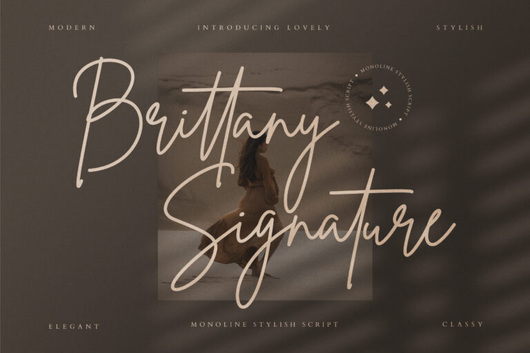 signature font