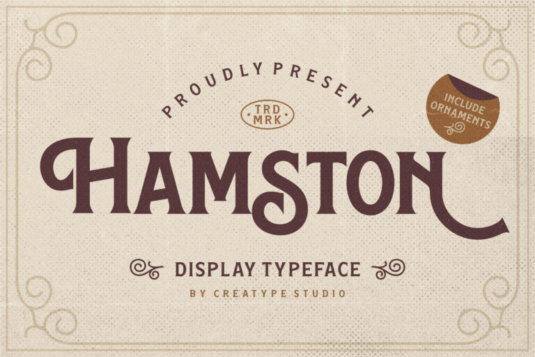 vintage font