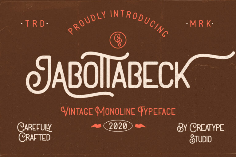 vintage font