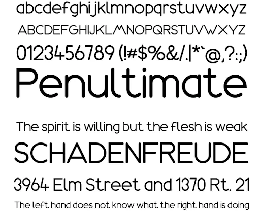 amazonas font
