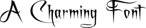 a charming font