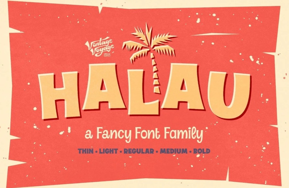 Hawaiian font