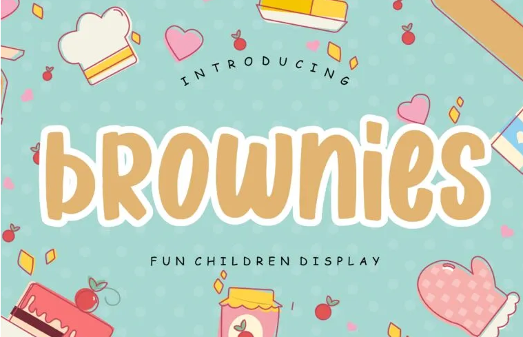 brownies font