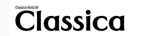 Classica Font