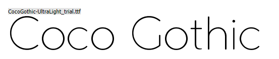 Coco Gothic Font