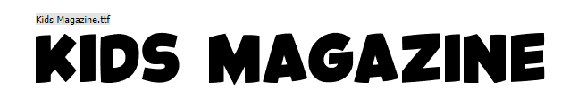 Kids Magazine Font