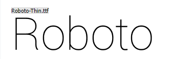 Roboto Font