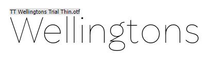 Wellingtons Font