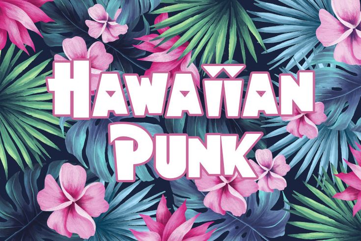 Hawaiian font
