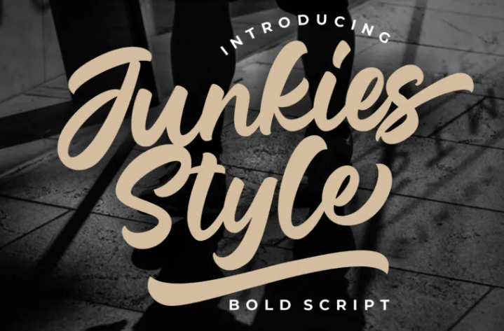 junkies style font