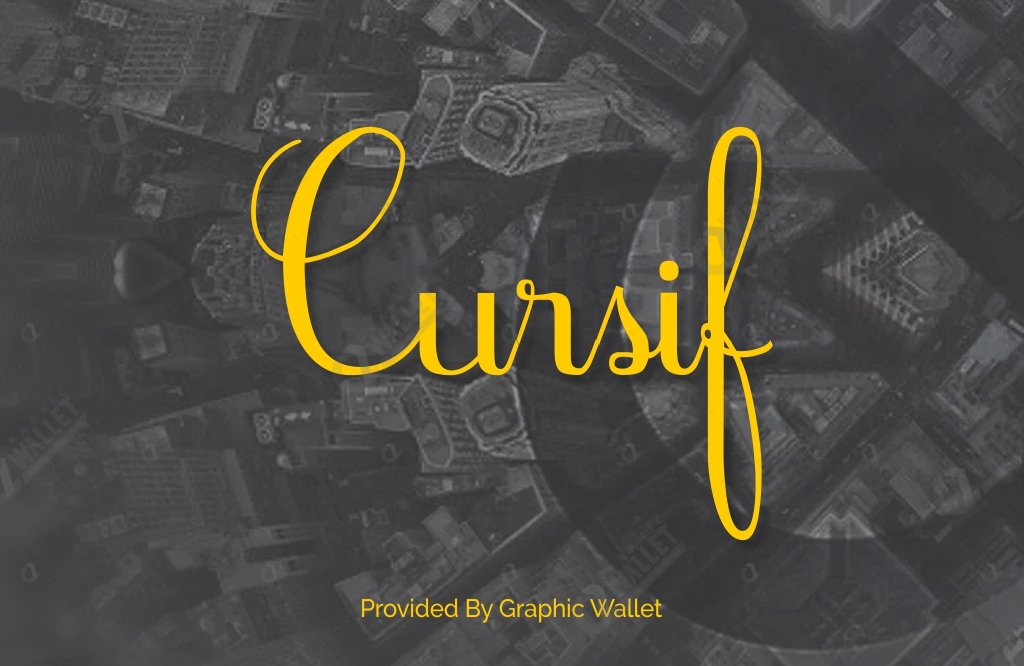 Cursif Font