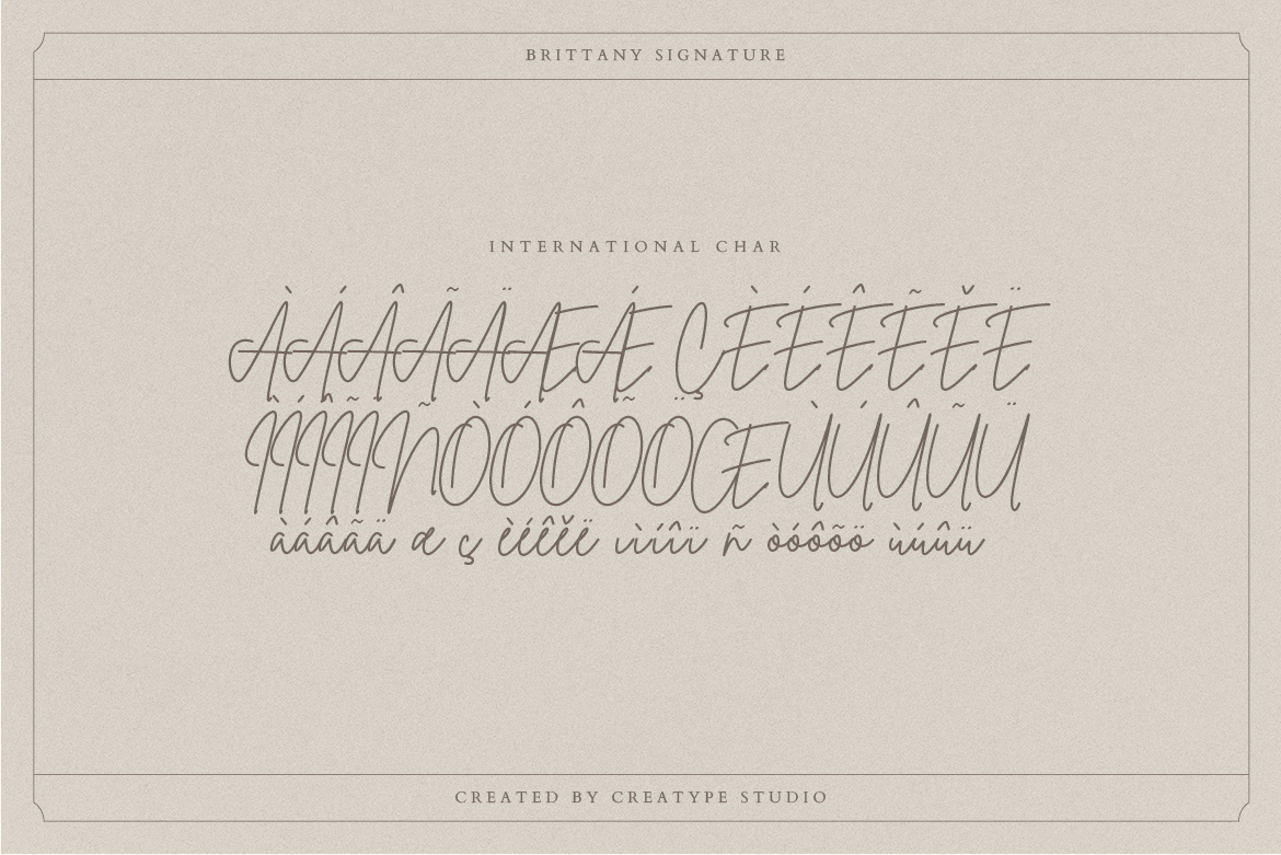 Brittany Signature Font