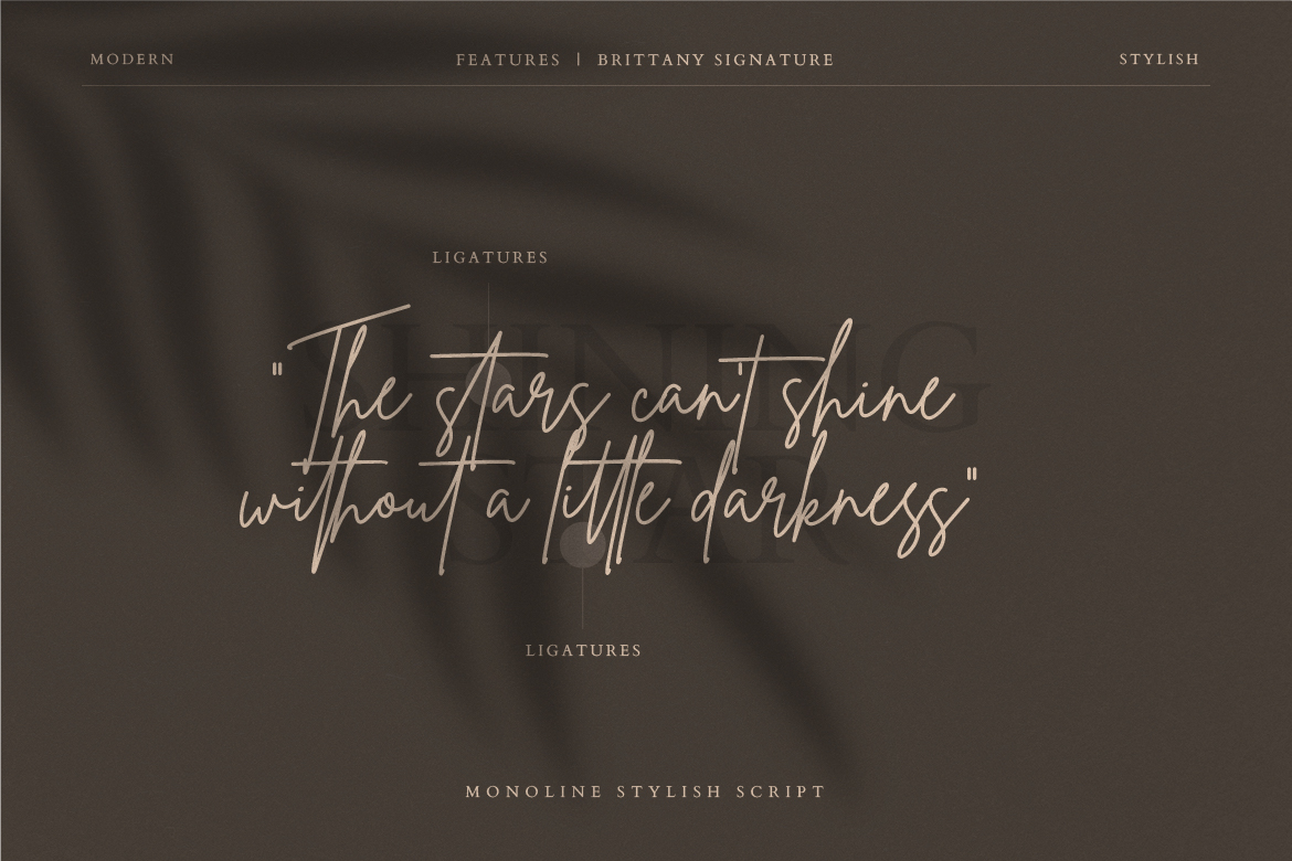 Brittany Signature font