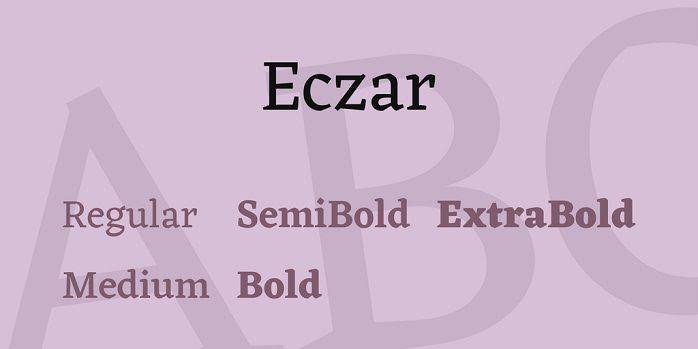 Eczar Font