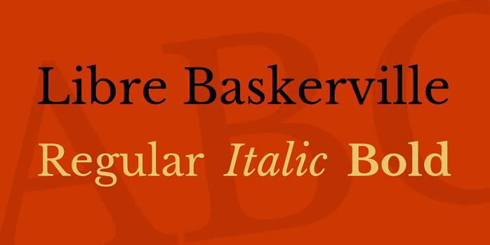 Libre Baskerville