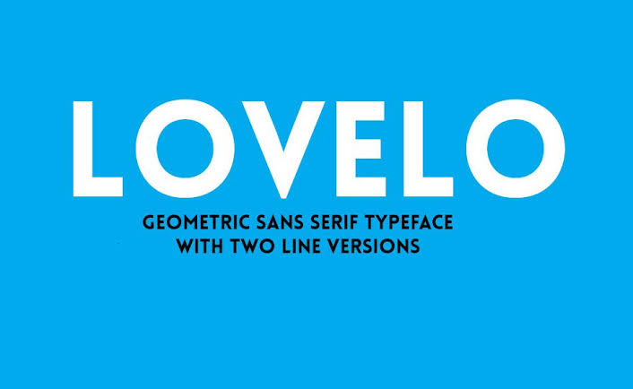 Lovelo Font
