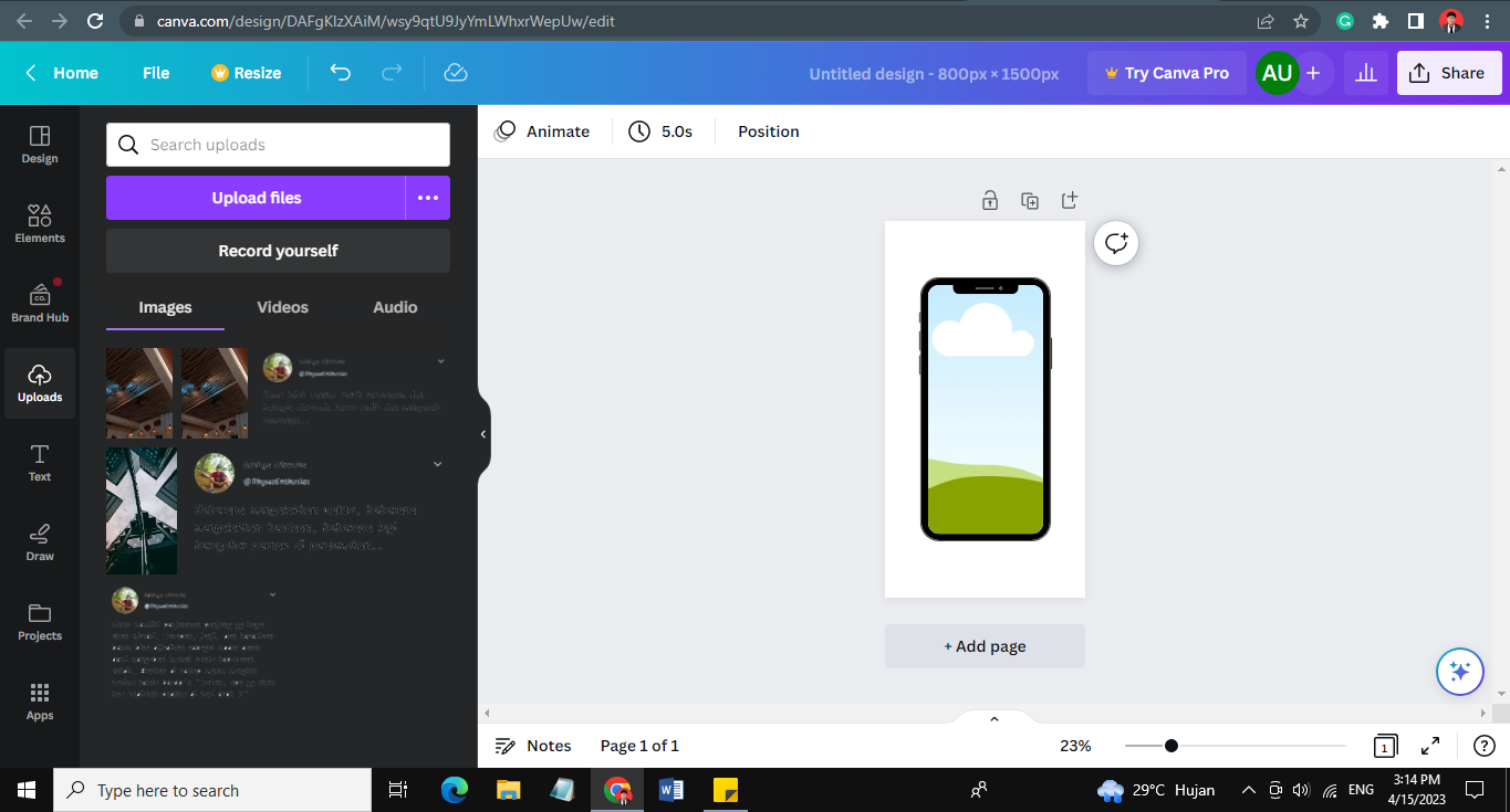 how to create mockup canva