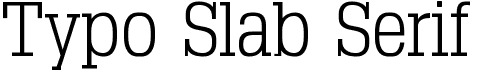 slab serif font