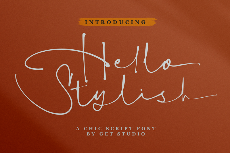 hello stylish font