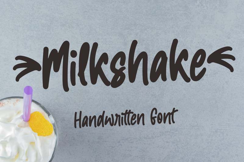 milshake font