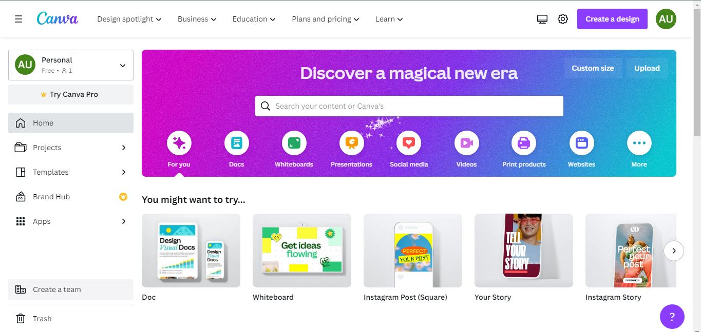 step 1 how to upload font to canva