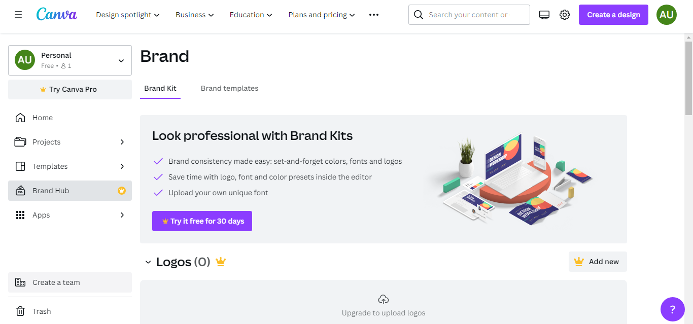 step 1 how to upload font to canva