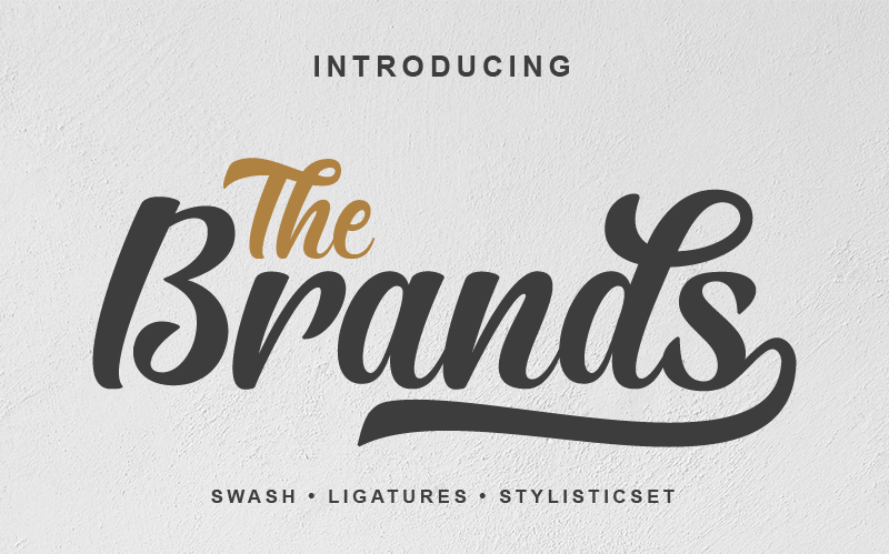 the brands font