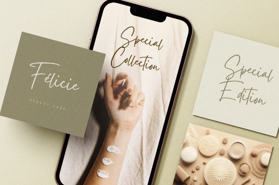 Gistesy Font for Social Media Post