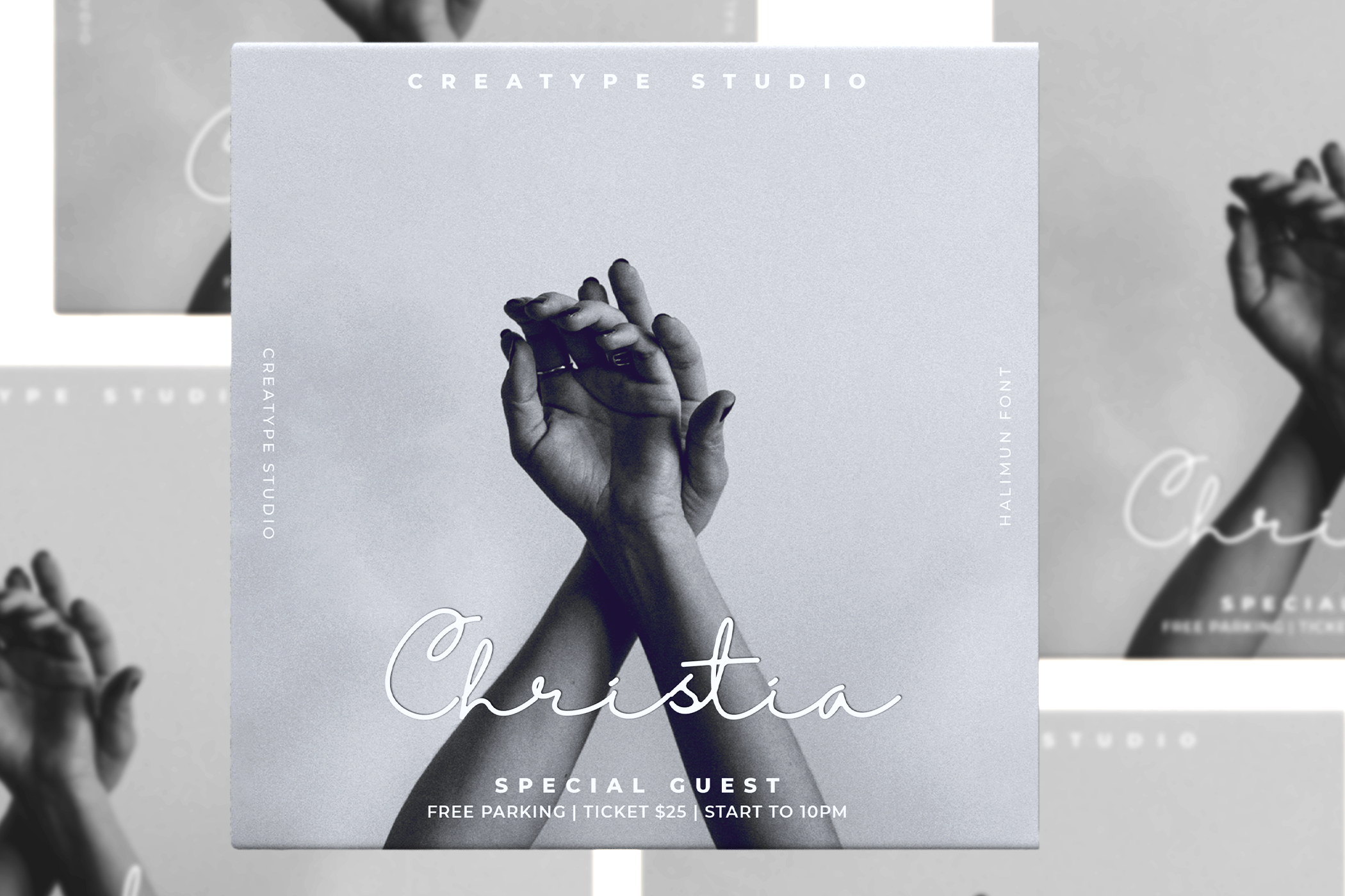 halimun font for announcement