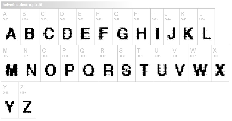 Helvetica Grosse Font