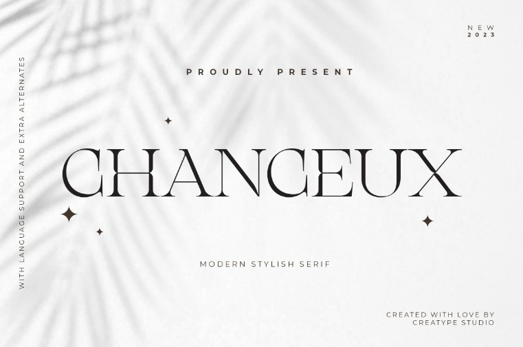 Chanceux Font