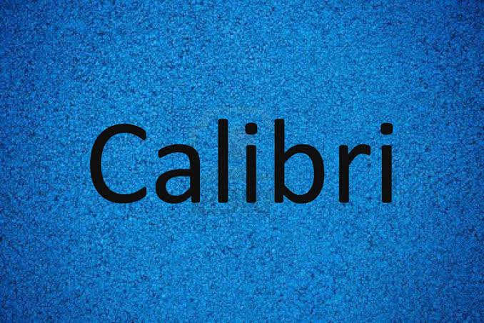 Calibri
