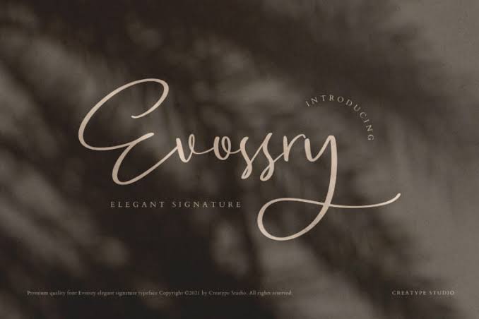 Evossry Elegant Signature