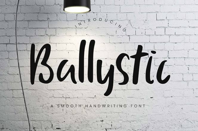 Ballystic Handwriting Typeface 